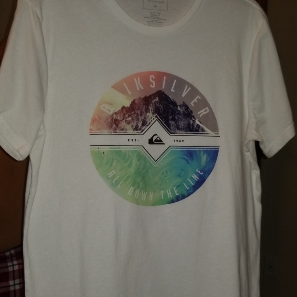 Quiksilver white shit